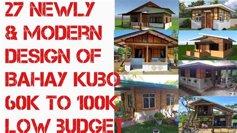27 Modern Bahay Kubo Budget 60k To 100k Youtube