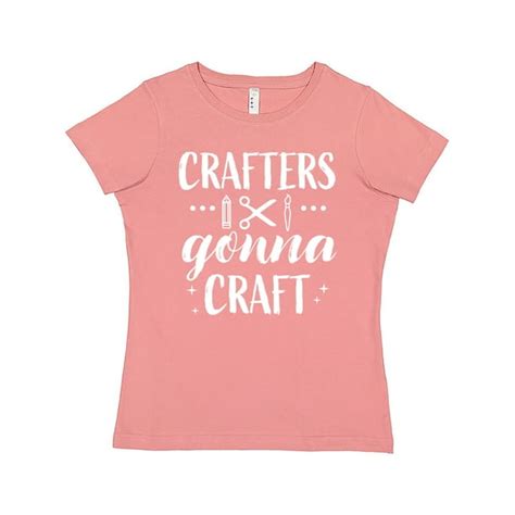 Inktastic Inktastic Crafters Gonna Craft In White Adult Womens T