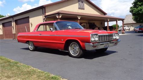 1964 Chevrolet Chevy Impala Ss 409 Engine 4 Speed In Red And Ride On My