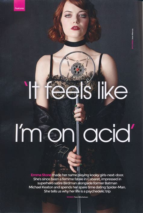 Emma Stone In Loaded Magazine January 2015 Issue Hawtcelebs