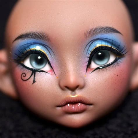 Makeup Commission On A Doll Made By Lillycatdoll New Bjd