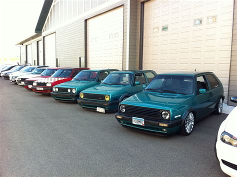 My 1992 Mkii Volkswagen Golf Gti Montana Green Monty 16v And The Other