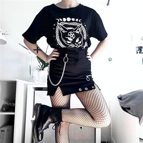 🖤orezoria Aesthetic Clothing Shop Baddie Egirl Outfits Womens Mini Skirts Fashion Edgy