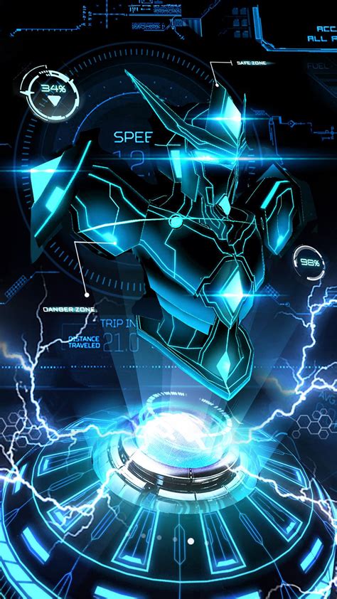Are you searching for lingkaran bunga png images or vector? 3D Blue Neon Robot Theme for Android - APK Download