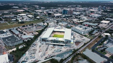 Austin Fc Stadium Takes Shape With Pitch Installation And Raised Roof