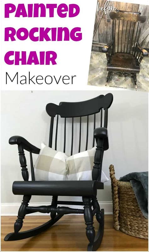 How To Paint A Wooden Rocking Chair With Spindles The Easy Way