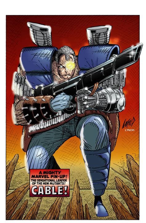 Cable New Mutants Annual Rob Liefeld By Shadowrenderer On Deviantart