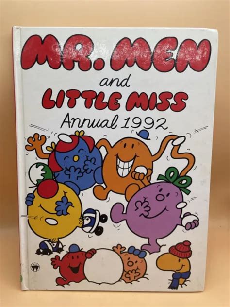Men And Miss Annual 1992 Mr Book Little Roger Hargreaves Retro Annual
