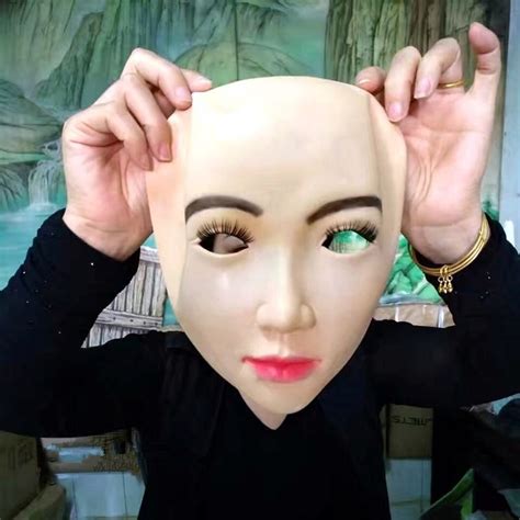 Top Grade Female Mask Latex Silicone Ex Machina Realistic Human Skin Masks Halloween Dance