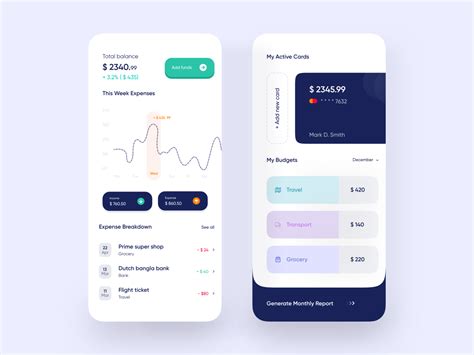 Finance Mobile App Ui Design By Shafi 🧔🏻 On Dribbble