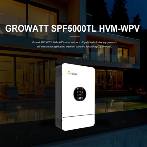 Growatt Hybrid Inverter Off Grid W Kw Kva V V Ac Mppt