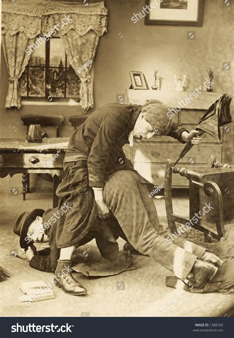 Vintage Photo Of A Man Being Spanked 1388160 Shutterstock