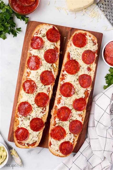 French Bread Pizza The Recipe Rebel