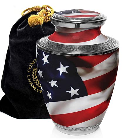 Buy American Cremation Urn For Human Ashes For Funeral Burial Or Home