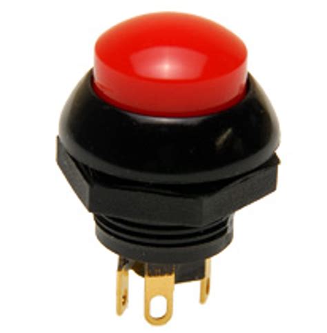 P9-213121 Two Circuit Momentary Otto Push Button with Raised Red Button