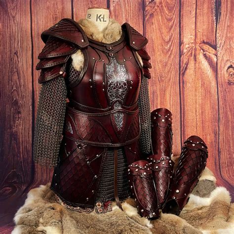 The Bjorn Larp Leather Armour Full Set