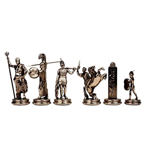 Athenian Hoplites Chess Set Hellenic Permanent Store Touch Of Modern