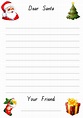 Free Printable: Letter To Santa Paper