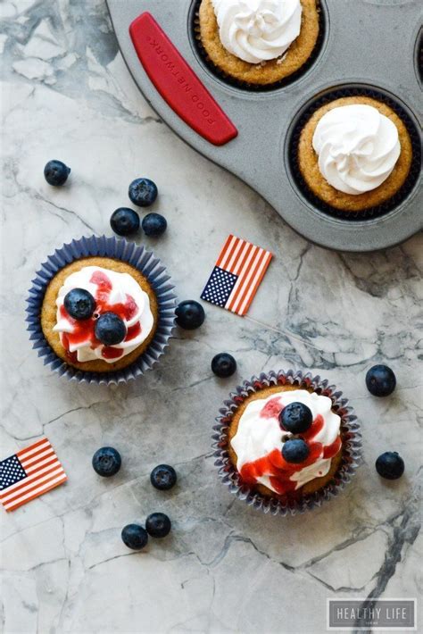 Paleo Red White Blue Cupcake 2 2 A Healthy Life For Me
