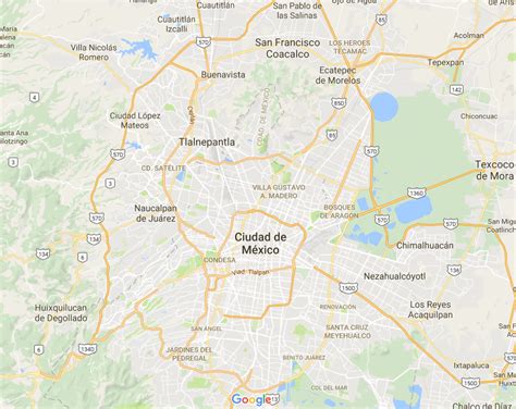 La Evolución Del Mapa De La Ciudad De México Mapa Ciudad Mapas Y