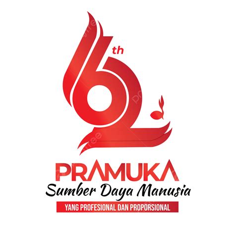 Logo Resmi 62 Tahun Pramuka Vektor Pramuka 62 Hari Pramuka Logo 62