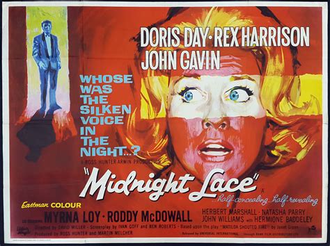 Midnight Lace 1960 Original Vintage Doris Day British Uk Quad Film Movie Poster Picture