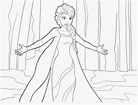 Elsa Frozen Fise De Colorat Cu Printese Bubuparty Planse De Colorat