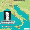 Goethes Italienreise von occi - Landkarte für Italien