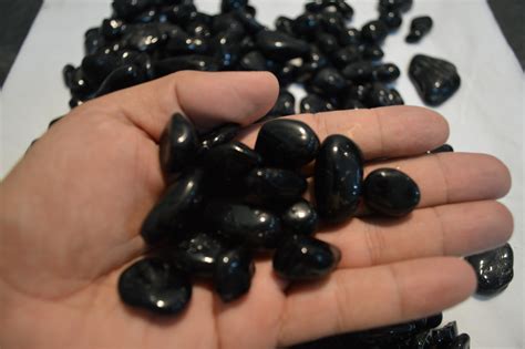 Kg Turmalina Negra Preta Pedra Rolada Polida R Em Mercado Livre
