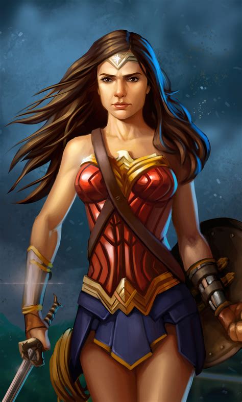 X Wonder Woman Amazonian Queen Iphone Hd K Wallpapers