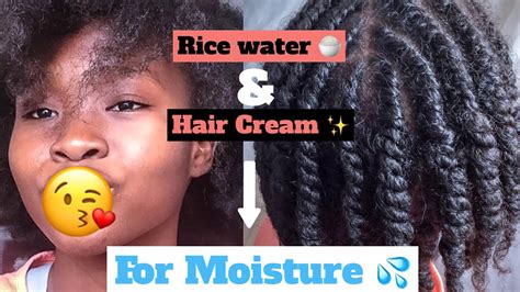 How To Moisturize Dry Natural Hair With Rice Water 💦 And Hair Wonder