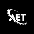 AET logo. AET letter. AET letter logo design. Initials AET logo linked ...