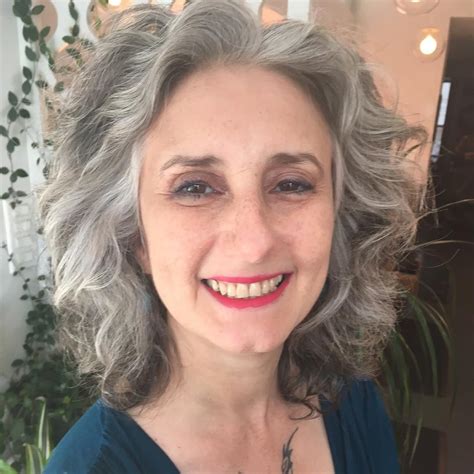 This hairstyles suits women over 50 who love short hairstyles. 65 Gorgeous Gray Hair Styles | Long gray hair, Grey curly ...