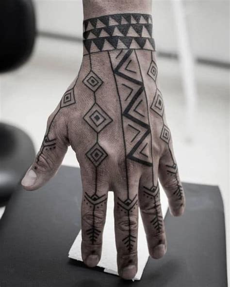 Aggregate 70 Tribal Hand Tattoos For Men Best Ineteachers