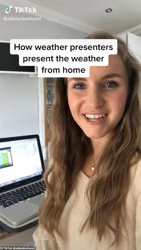 Bbc Weather Girl Shares Fascinating Tiktok Video Revealing How She