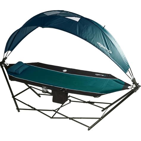 Kijaro Portable Hammock With Canopy And Cooler The Green Head