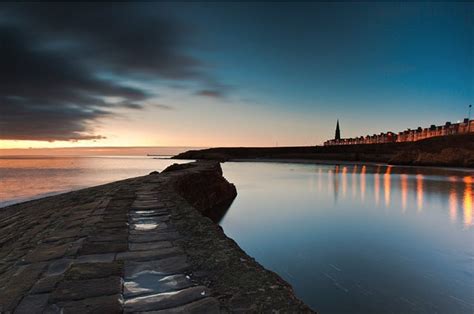 Cullercoats Bay Looking Towards Tynemouth Michael James Combe Old