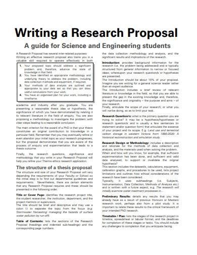 Free 10 Scientific Research Proposal Samples In Ms Word Pdf