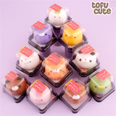 Buy Kawaii Extending Animal Mochi Squishy In Display Box At Tofu Cute