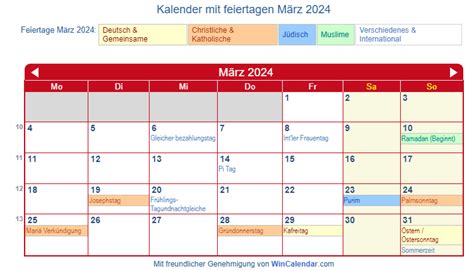 Deutschland Kalender Zum Drucken März 2024