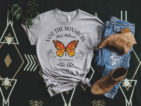 save the monarchs shirt monarch butterfly tshirt save the etsy