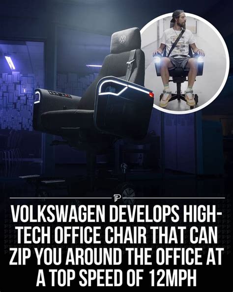 Volkswagen Norway Has Developed An Office Chair With Motorized Wheels