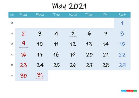 Our online calendar creator tool will help you do that. Printable May 2021 Calendar Word - Template No.ink21m233
