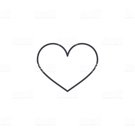 Heart Shape Line Drawing At Explore Collection Of