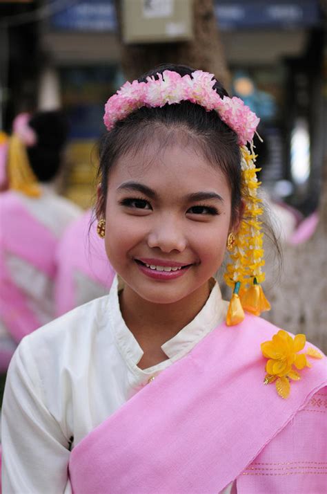 A Girl At The Loi Krathong Festival In Chiang Mai Photograph By Liz