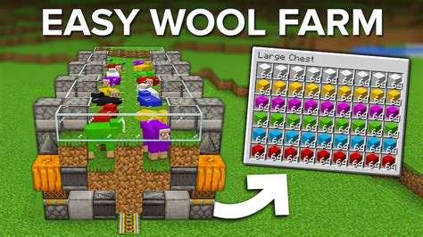 How To Build A Wool Farm In Minecraft World Download