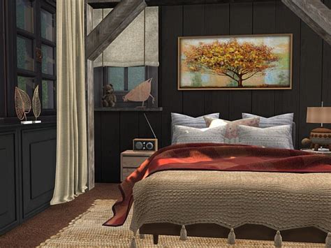 Pumpkin Purple Bedroom By Fredbrenny From Tsr • Sims 4 Downloads