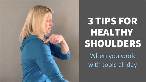3 Tips For Healthy Shoulders Youtube