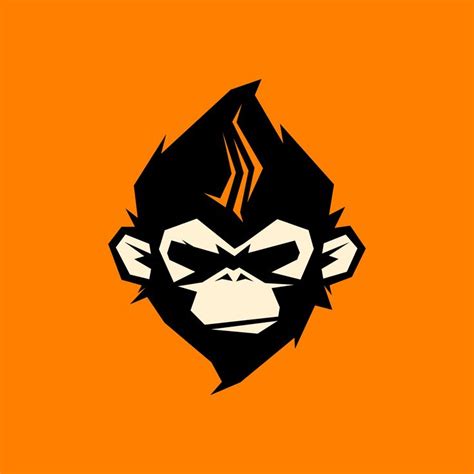 Monkey Logo Design Graphics ` Monkey Logo Design Di 2020 Binatang