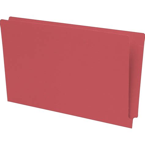 Pendaflex Reinforced Red End Tab File Folders Legal Size 50box